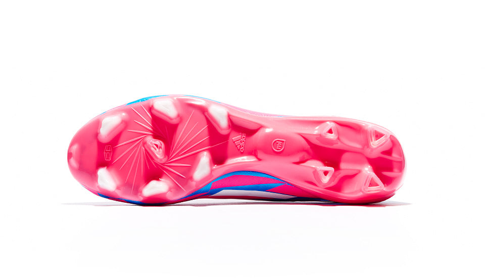 ADIDAS F50 ADIZERO FG NEON PINK/RUNNING WHITE/SOLAR BLUE