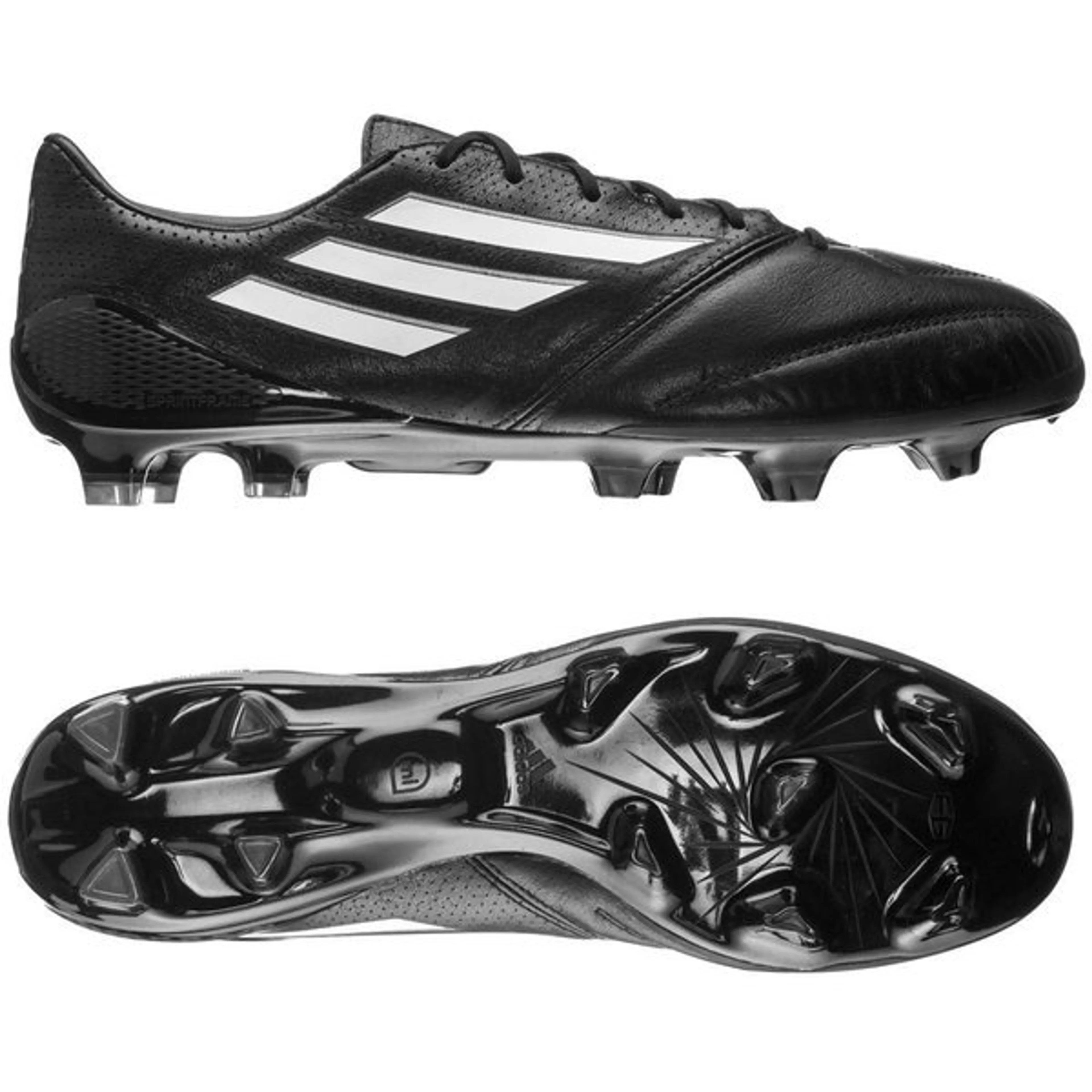 ADIDAS F50 ADIZERO PURE LEATHER FG BLACK